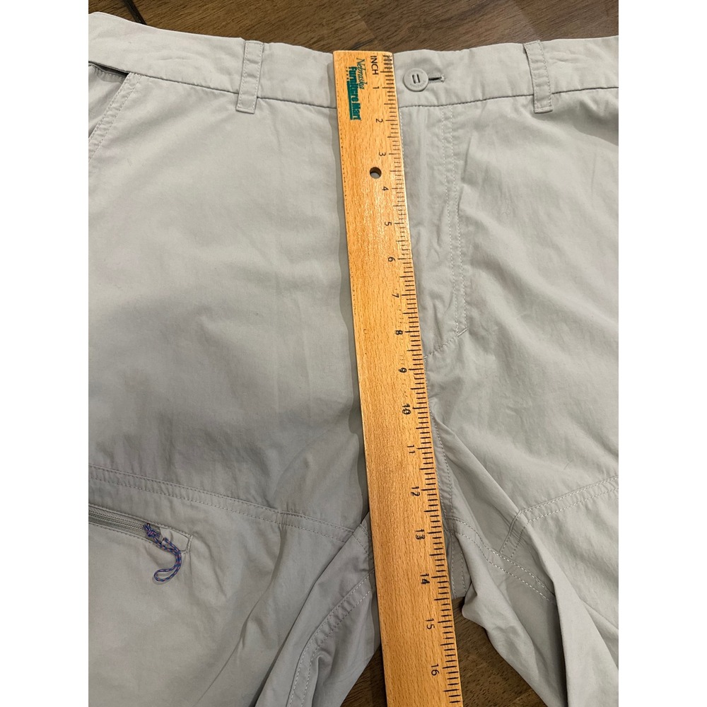 Patagonia Mens Gi III Gray Nylon Hiking Technical Shorts XL Integrated Belt - Picture 4 of 6